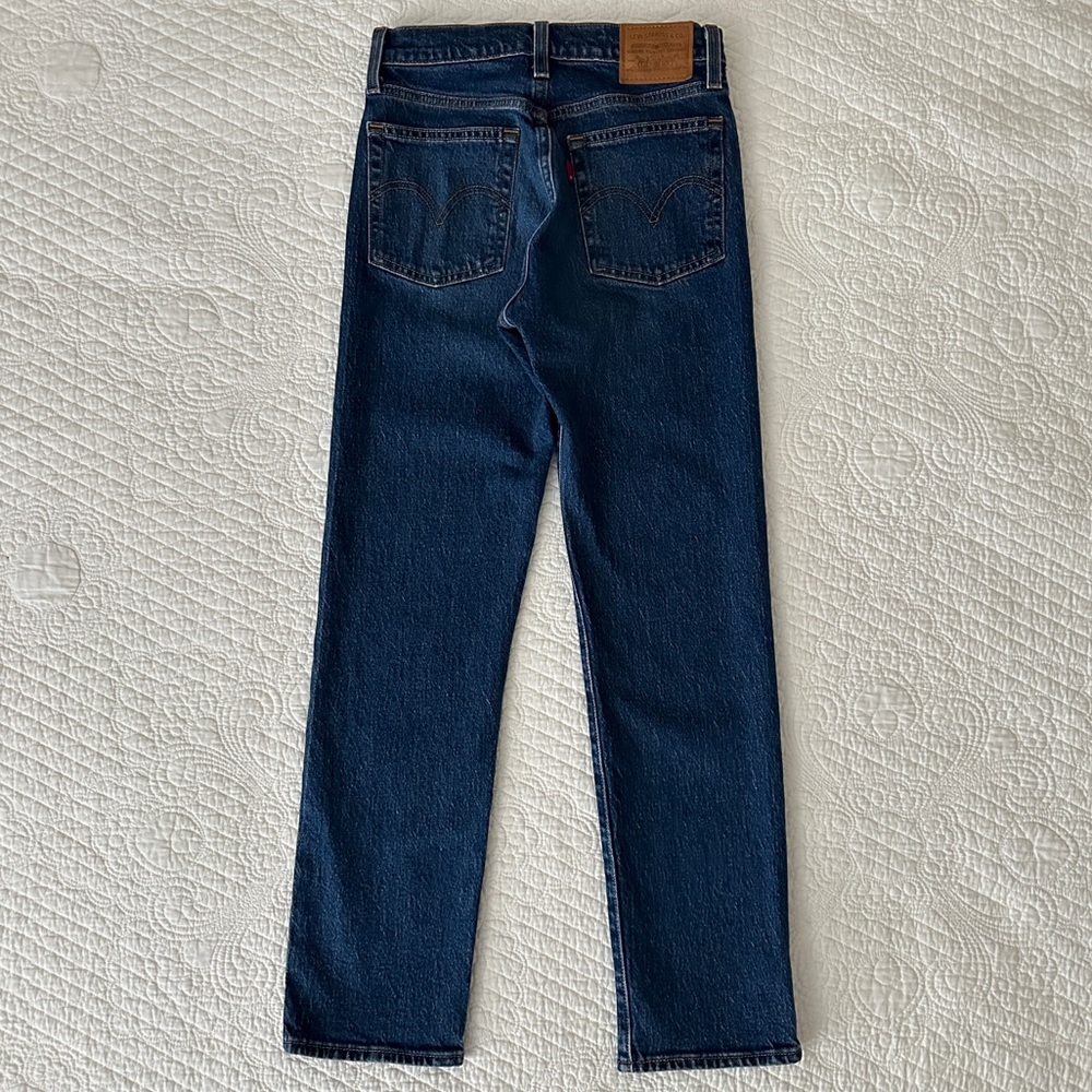 Levi’s Premium Denim Women’s Wedgie Straight Fit Jeans  25” Button Fly - Picture 4 of 15
